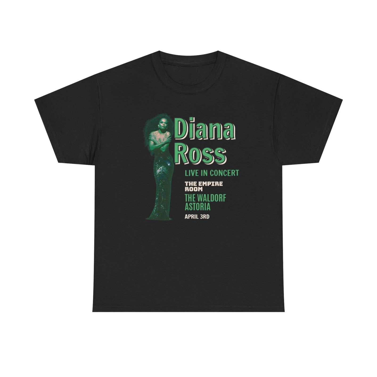 

Diana Ross Unisex Heavy Cotton T-Shirt, Classic Music Fan Gift, Concert Tee 4XL