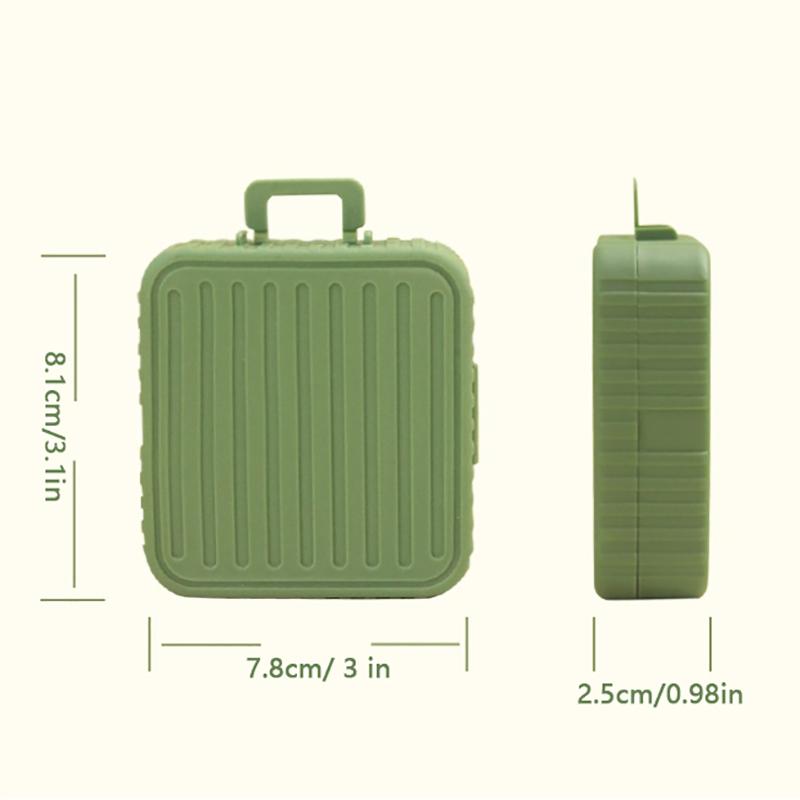 Makeup Sponge Holder Air Cushion Container Beauty Storage Case Travel Protable Cosmetic Puff Holder Square Box Empty Eco-Friendl