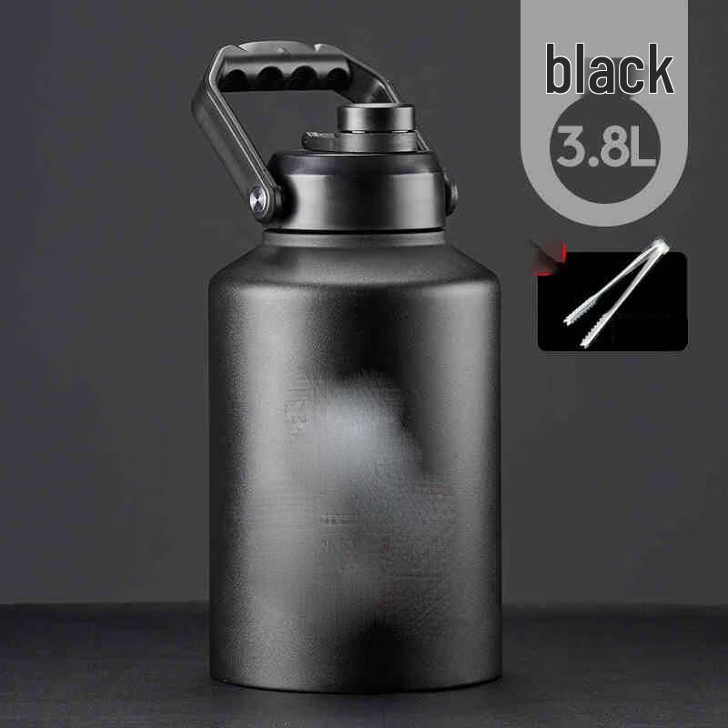 Jikool Stainless Steel Camping Thermos Flask 3.8L