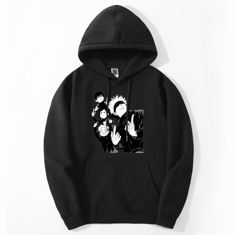 Jujutsu Kaisen Gojo Satoru Anime Graphic Hoodies Vintage Oversized Hooded Hip Hop Long Sleeves Cotton Hoodie Men Women Clothes