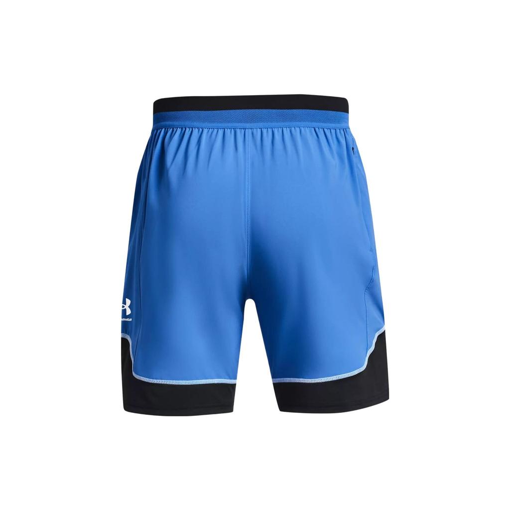 Under Armour Challenger Pro Letter Logo Print Elastic Waist Training Shorts Men shorts Light-Blue 1379453-464