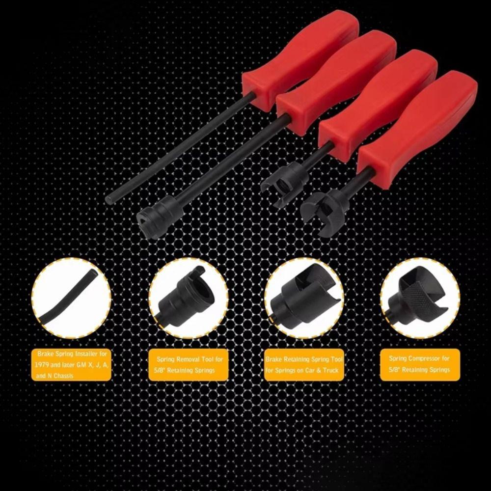 with Brake Spoon Car Drum Brake Spring Pliers Adjustment Snap-Ring Pliers Workshop Tools