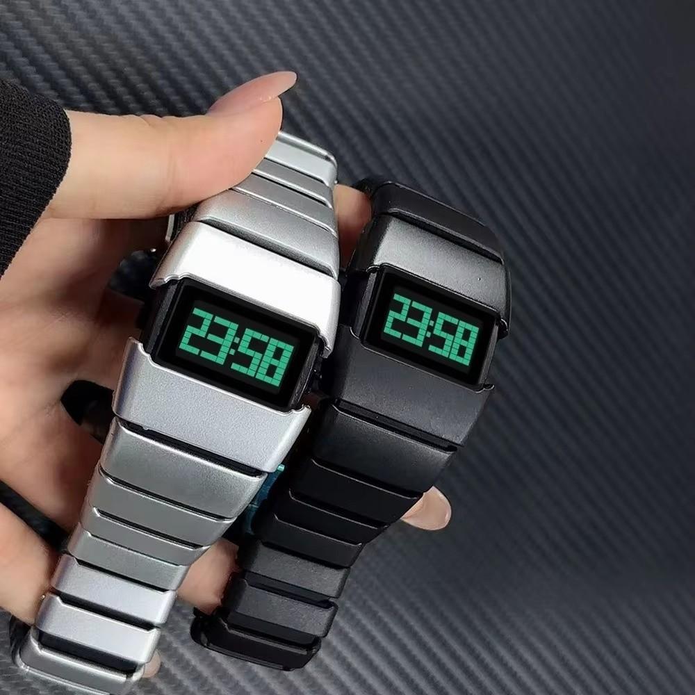 Plastic LED Electronic Watch Lightweight Wristwatch Special-Shaped Sports Watch  Casual Wear