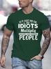Summer Mens T-shirt Fashion Short Sleeve Men's 3D Letter Print Loose Large Casual Round Neck Short Sleeve T-shirt
