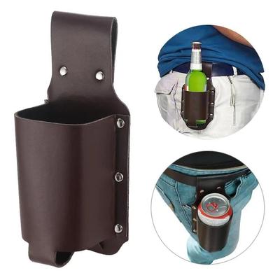 1 Stück Tragbare Flasche Taille Biergürteltasche Praktischer Weinflaschen Getränkedosenhalter