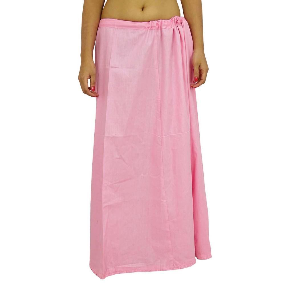Saree Petticoat Underskirt Cotton Bollywood Indian Lining For Sari
