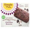 Simple Mills Mjukbakade Mandelmjöl Choklad Brownie Bars, 5-pack (34g vardera)