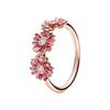 New 925 Silver Clover Letter Love Flower Women's Ring Wedding Party Fashion Gift Jewelry