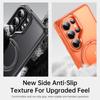 KEYSION N52 Magnetic 360° Ring Stand Case for MagSafe for Samsung Galaxy S26 Ultra 5G S26+ Matte Transparent Shockproof Phone Cover
