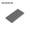 20 Piezas Piezas MOC 3035 Placa 4 x 8 Ladrillos Compatibles DIY Ensamblar Bloques de Construcción Partícula Puzzle para Niños Juguete para el Cerebro Regalo de Cumpleaños
