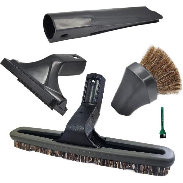 EZ SPARES 4Pcs Crevice Tool,Dusting Floor Brush,Cleaning Wand Accessories,Vacuum Attachments