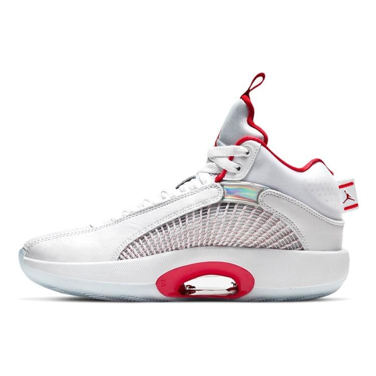 (GS) Air Jordan 35 White Fire Red Kids CQ9433-100 EU 36