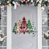 Christmas Wooden Door Hanging Christmas Party Decoration 2025 Xmas Santa Claus Hanging Ornament Navidad Natal New Year Gift 2026