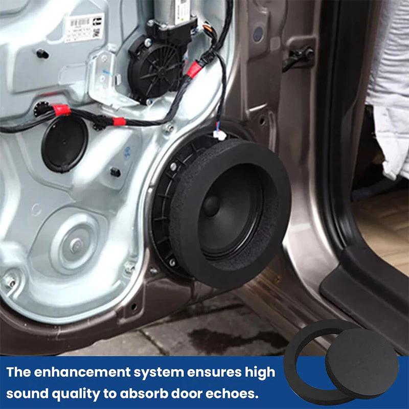 4/5/6.5 Inch Universal Car Door Soundproof Cotton Speaker Bass Ring Foam Woofer Pad Noise Sound Insulation ring Accessories