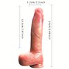 9,48palcový Thrusting Dildo Vibrátor s 10 tahovými a 10 vibračními režimy, dálkovým ovládáním. Ideální pro G-bod a anální stimulaci. Vhodné pro muže, ženy