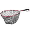 Foldable Lightweight Fly Fishing Landing Net Aluminum Alloy Frame EVA Handle Fishing NetRed