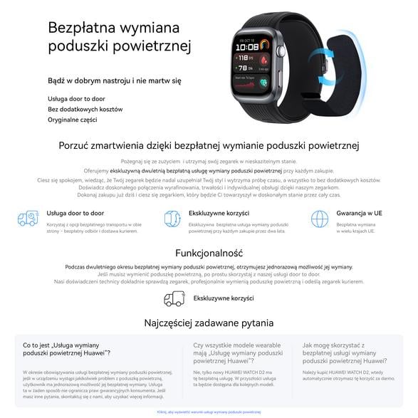 Huawei watch d2 smartwatch black