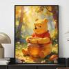 Disney Winnie The Pooh Eating Honey Diamond Painting Art Kit Mosaic Handmade Diy Gift Home Decor