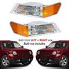 For Jeep Patriot 2007-2017 Front Turn Signal Corner Light Indicator Blinker Lamp Assembly Parking Light Housing Replacement Car Accessories