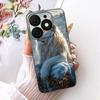For Itel A50 A50C 4G Case Cool Lion Luxury Painted Cover Soft TPU Phone Case For Itel A50C A 50 C ItelA50 ItelA50C Fundas Bumper