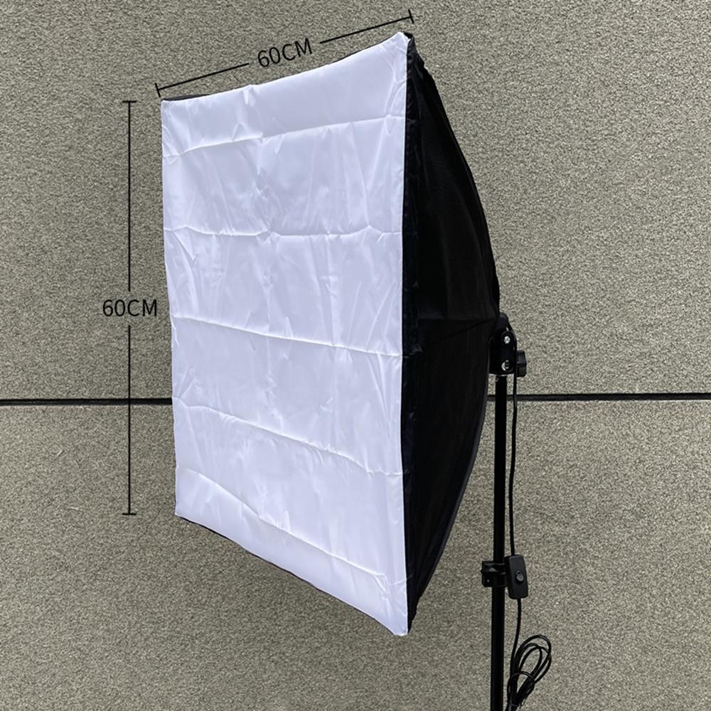 60x60cm Single Light Head Softbox Photography Studio Equipment for Portrait Product Shooting
