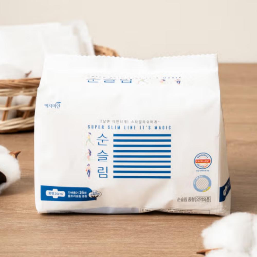 

Yejimiin Pure Slim Гигиенические прокладки Средние 16 шт.