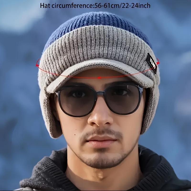 Comfortable and Warm Hat Suitable for Both Men and Women, Winter Warm Ear Protection Baseball Cap Suitable for Outdoor Winter Hat