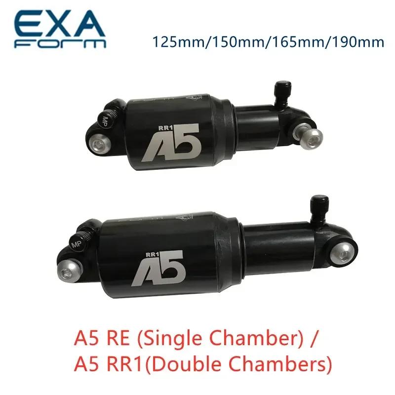 A5-RR1 Dual / Solo Air Rear Shock KS A5 RE double single air chamber pressure mountain rear shock absorber 125 150 165 190mm