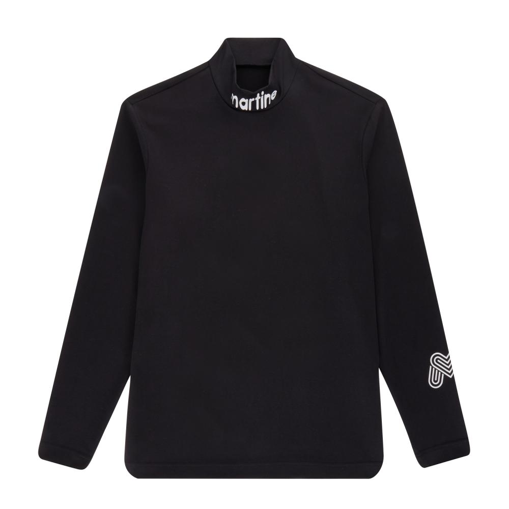 MARTINE GOLF Comfy Mock Neck Shirts_Black (Men)