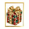 Christmas Tree Jewelry Framed Kit with Supplies for DIY Holiday Decor