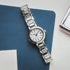 Casio Sheen Gradient Leaf Design Date Display Fashion Simple Waterproof Business Watch Quartz Movement Stainless Steel Strap SHE-4531D-7AUPR