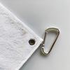 Microfiber Golf Ball Cleaning Towel with Clip Sublimation Blank Golf Towel