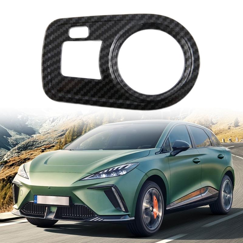 Accessorio di Ricambio Copertura Fari Auto Adesivo Trim Copertura Pulsante di Controllo Regolazione per MG4 2022-2024