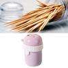 Toothpick Holder Portable Plastic Toothpick Container Cute Multifunctional Toothpick Dispenser for Living Room Hotel Restaurant
