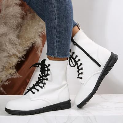 Fashion 2024 Fashion Women Genuine Leather  Boots Black Bottom Womens Shoes Comfort Winter Ankle Boots Luxury Motorcycle Shoes Woman
