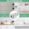 Automatic Aluminum Alloy Spring Latch Self Closing Slide Bolt Door Window Security Pull Ring Gate Latch Lock