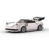 MOC 8-Breit Speed Classic Sportwagen Modell Kleine Partikel Bausteine Rennspielzeug