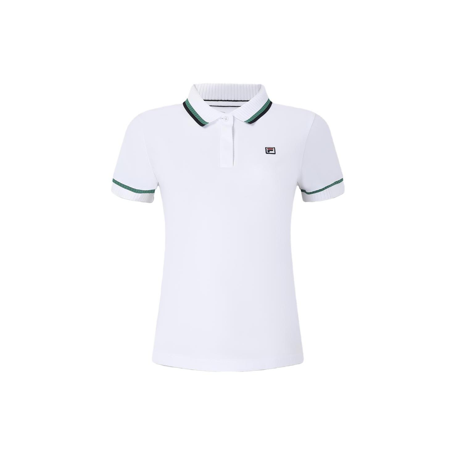 

New FILA Polo Shirts Women s White A11W333107FWT XXL