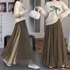 Tulle Long Pleated Maxi Elastic Midi Perfect for Everyday Spring [OGCPWYQZ] Skirt, Women's Skirt, Skirt, Length, A-line, Flare, Waist, Length, Lined,