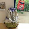 Mochila com Cordão Mochila com Cordão para Esportes ao Ar Livre e Montanhismo Feminino, Bolsa de Viagem Leve de Grande Capacidade