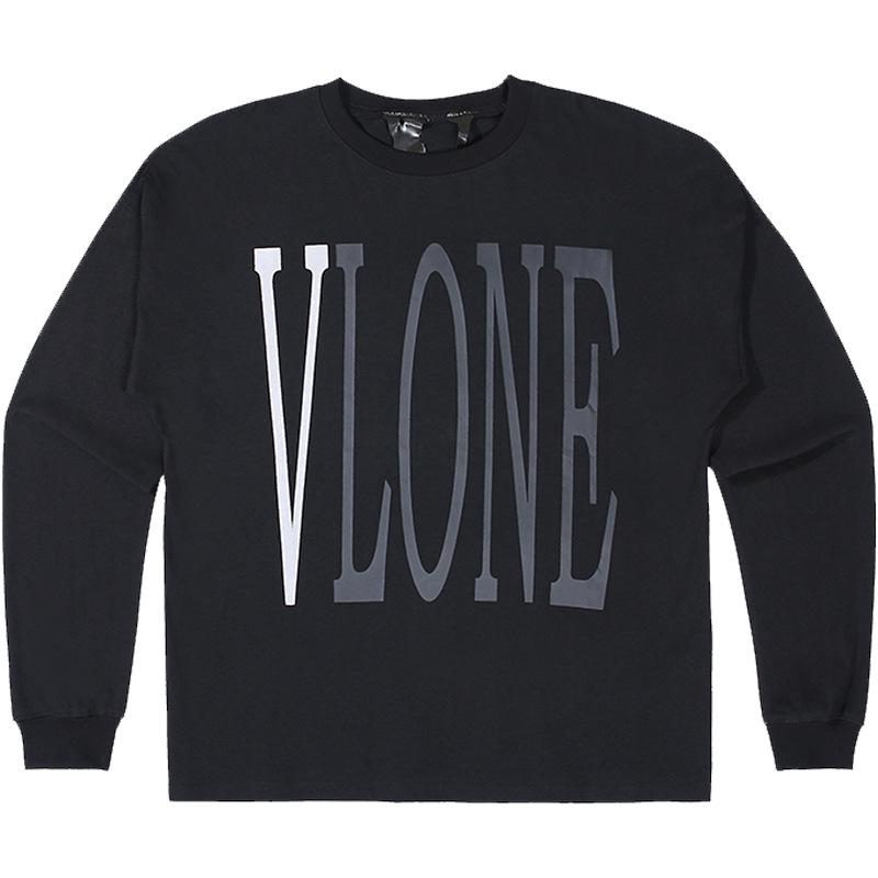 Moletom com Capuz de Manga Longa VLONE Big V Unissex - Estilo Tendência Inspirado em Wang Yibo