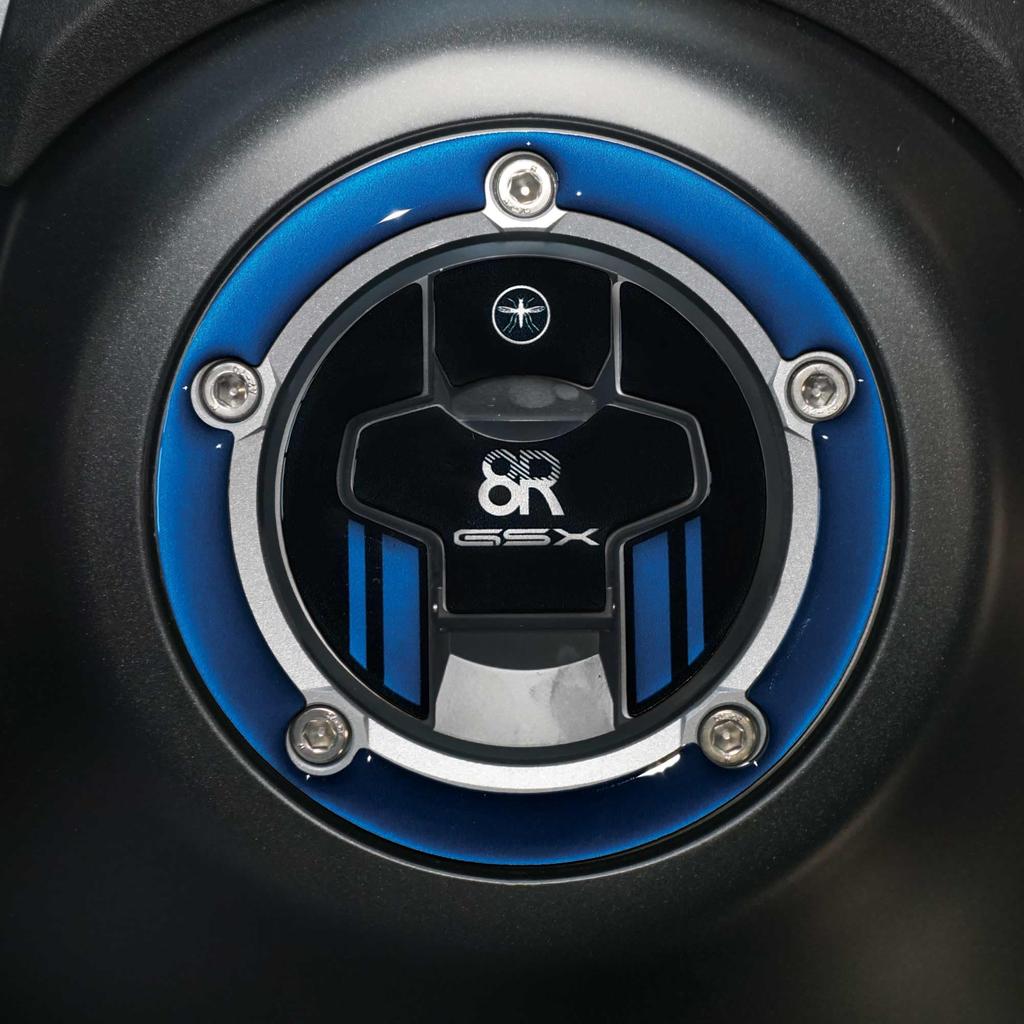 labelbike 3D Gel Resin Sticker for Motorcycle Fuel Cap Decoration and Protection for Suzuki - GSX-8R