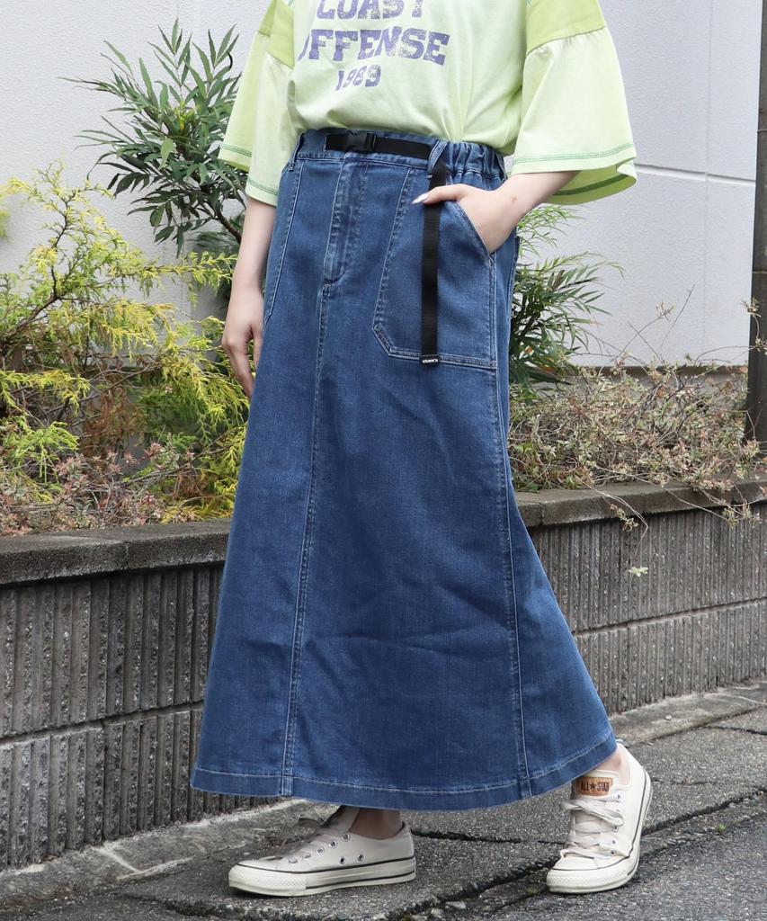 Cliff Mayer Medium Denim Baker Climbing Dark Blue Women's Skirt,