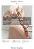 Summer Ice Silk Women's Mid-Length Thin Tie-Up Fashion Robe