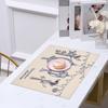 Moon/Lantern Pattern Ramadan Linen Placemat 42x32cm Table Pad Dining Mat  Gift