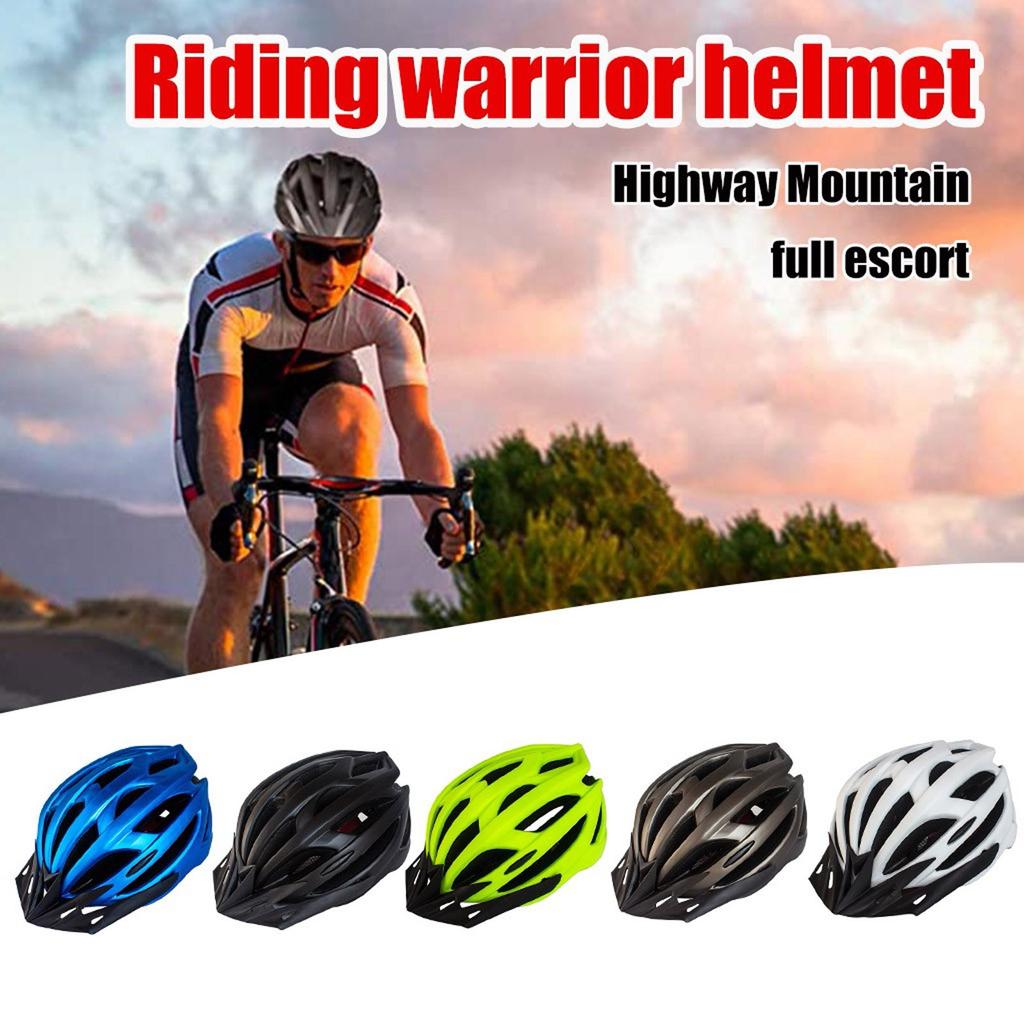 Adult Men's And Women's Bicycle Helmets With Removable Liner, Lightweight Road Mountain Cycling Safety Sport Helmets With Removable Visor