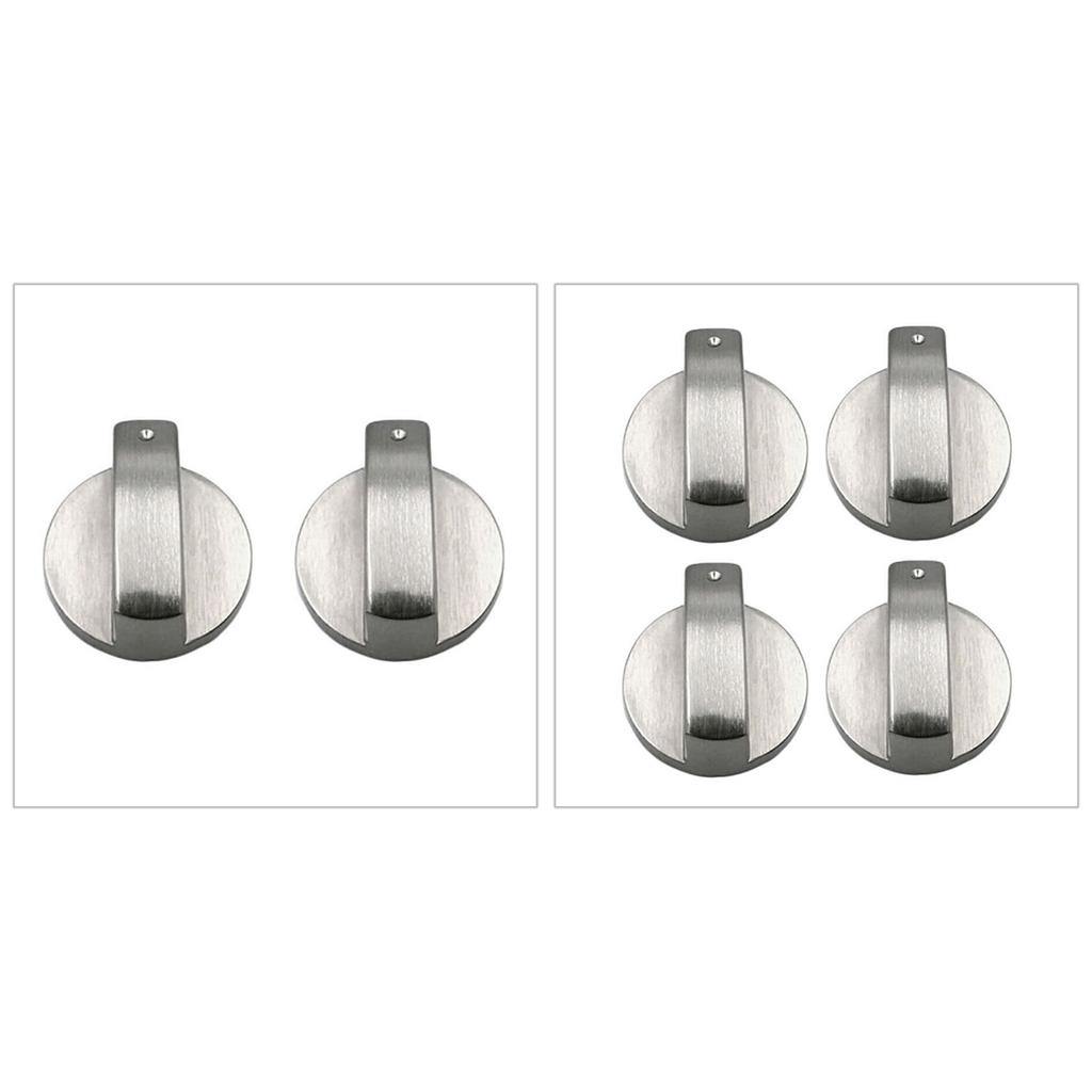 2/4 Stück Gasherdknöpfe Universal Metall Drehschalter Bedienknöpfe Ersatz Für Herd Backofen Kochfeld Bedienknöpfe Schalter