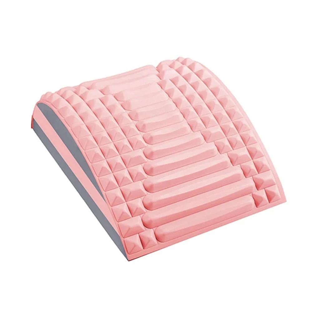 Waist Support Massagers Back Stretcher Neck Pillow Posture Corrector Lumbar Cervical Traction Pillow Relieve Herniated Disc Tool
