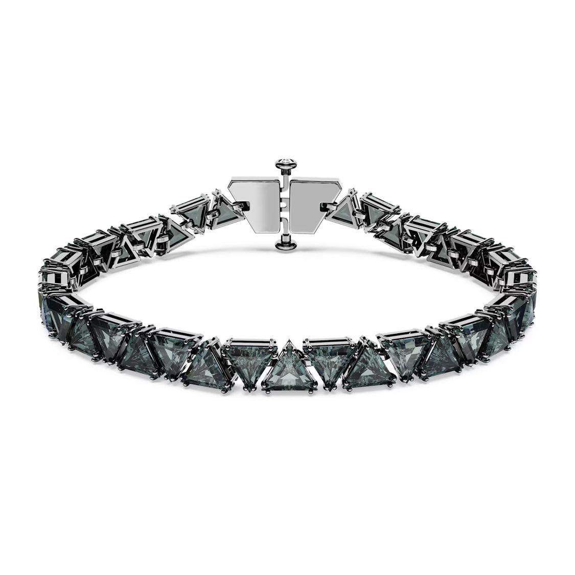 Swarovski Triangle Cut Matrix Bracelet Women bracelet Black 5666162 F,Black