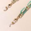 Trend Convenient Non-slip Anti-lost Metal Women Sunglasses Eyewear Elegant Glasses Chains Acrylic Neck Strap Mask Hanging Rope